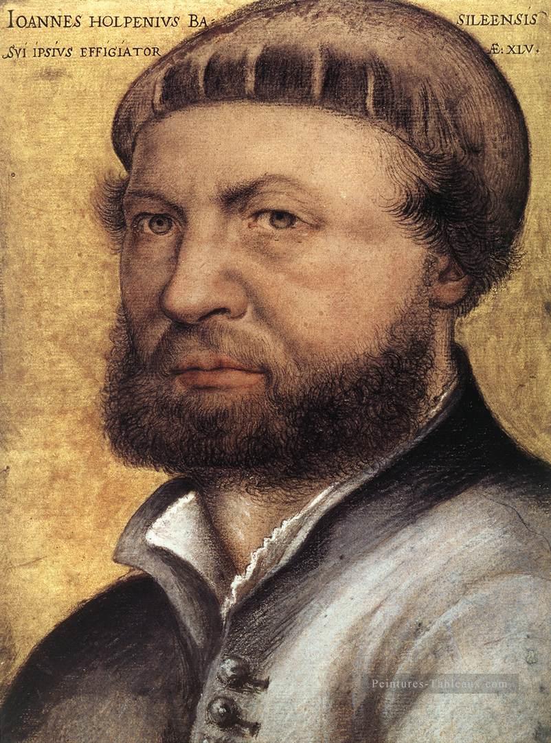 Autoportrait Renaissance Hans Holbein le Jeune Peintures à l'huile